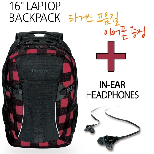 타거스백팩 16&quot; Sport 26L Backpack (Black/Red)