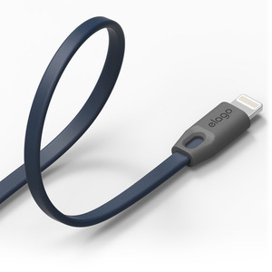 엘라고 8핀 라이트닝 케이블 다크그레이/진인디고 Tangle-free USB Cable for Apple Device/ Dark Gray+Jean Indigo