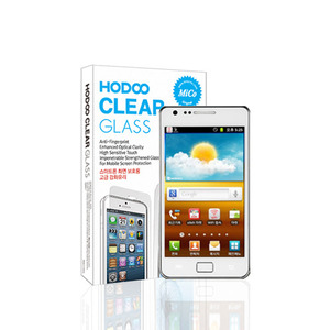 [HODOO] 갤럭시S2(3G) 강화필름 호두 글라스 액정보호 강화유리필름(고강도/비산방지) HODOO CLEAR GLASS FILM GALAXY S2 SKT/KT(SHW-M250S/K)