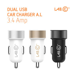 [LAB.C] Dual USB Car Charger A.L [차량용충전기][3.4A]