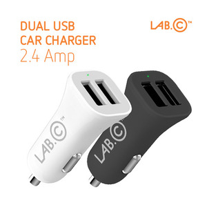 [LAB.C] 듀얼 시거잭 랩씨 카 차져 Dual USB Car Charger [차량용충전기][2.4A]